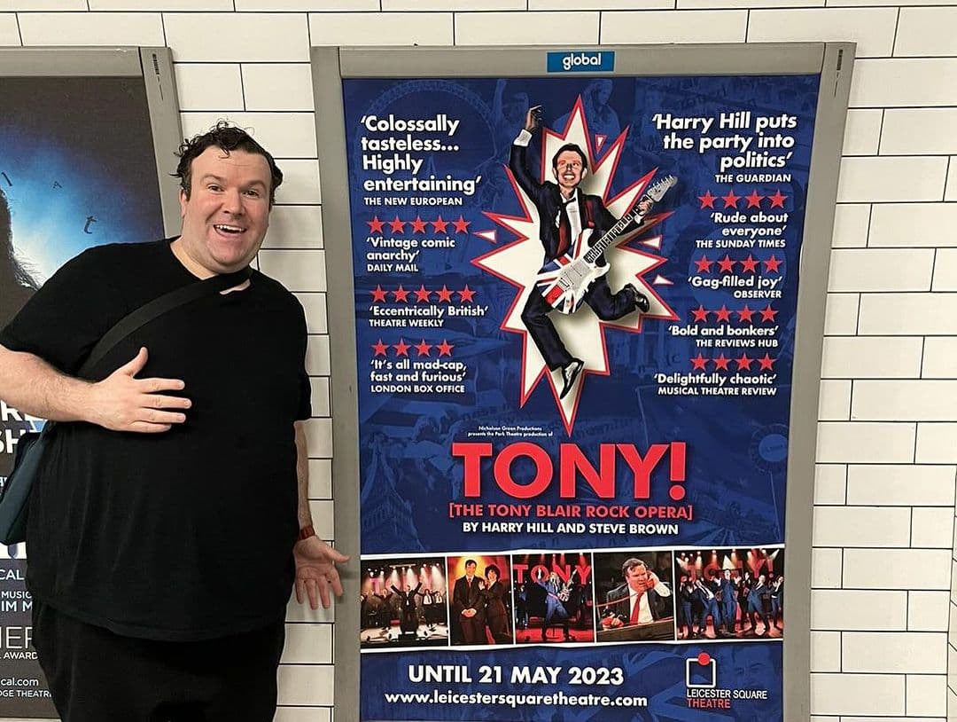 Phil Sealey Look Mum I'm on the Tube! from Tony! The Tony Blair Rock Opera - On Tour