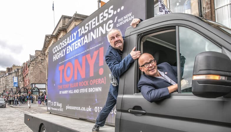 Phil Sealey Steve Brown (Music/Lyrics), Harry Hill (Writer) from Tony! The Tony Blair Rock Opera - On Tour