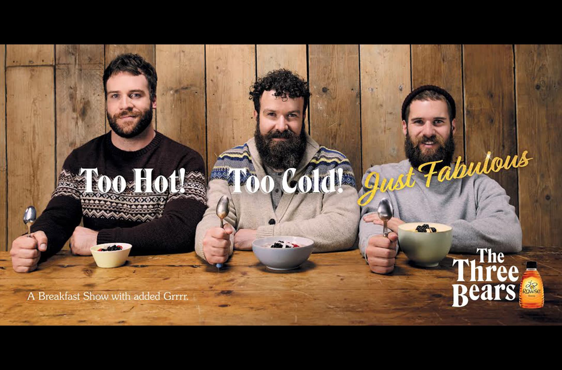 Phil Sealey in The Three Bears for Rowse Honey